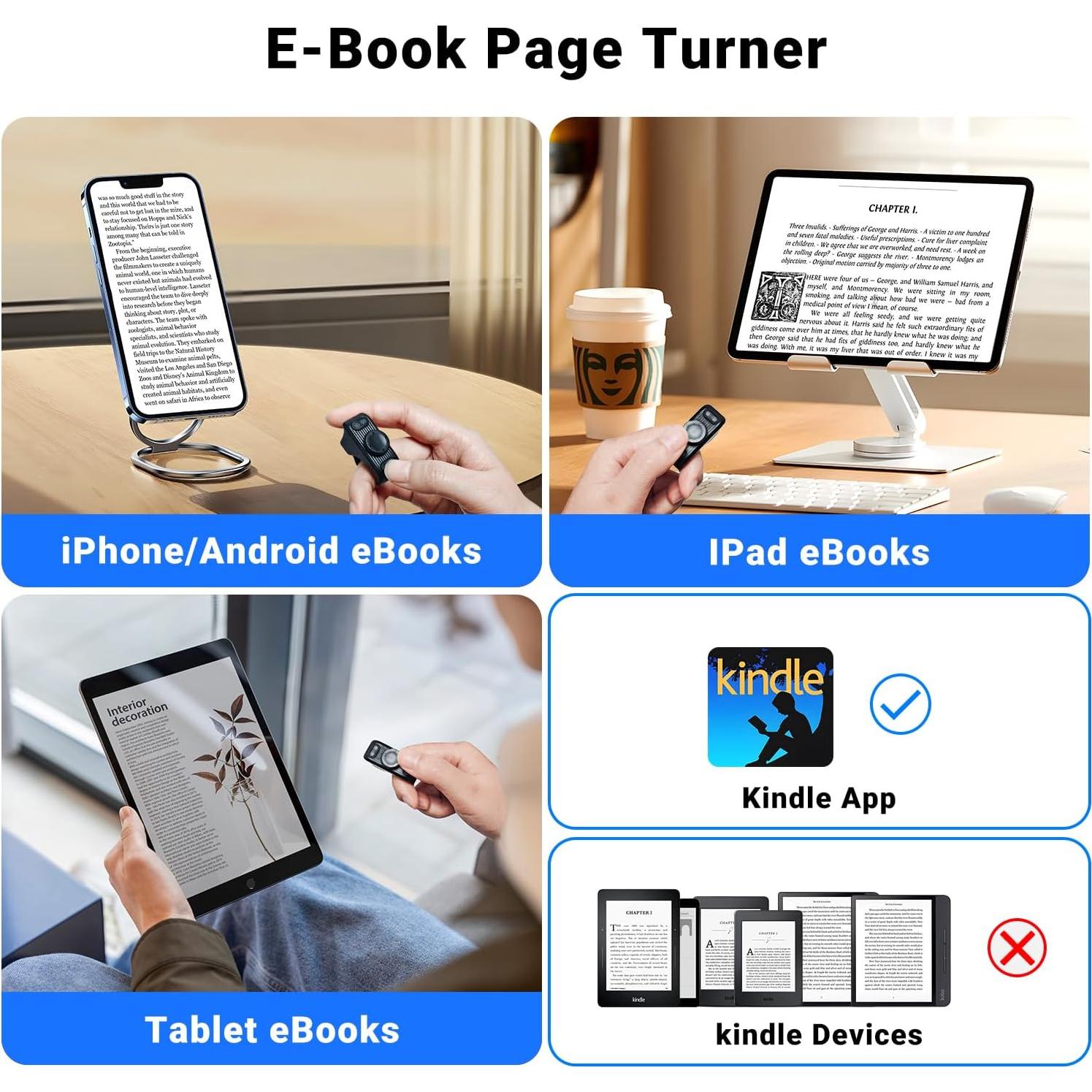 Anillo de Desplazamiento Remoto Bluetooth MILOUZ R1 - Negro