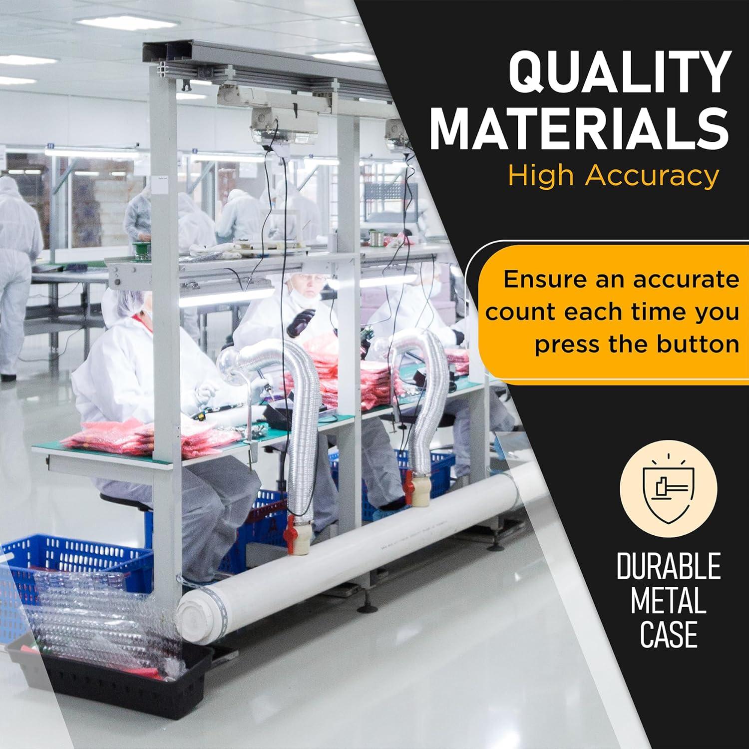 Contador Digital de Escritorio Digi 1st TC-08 Metal Plata