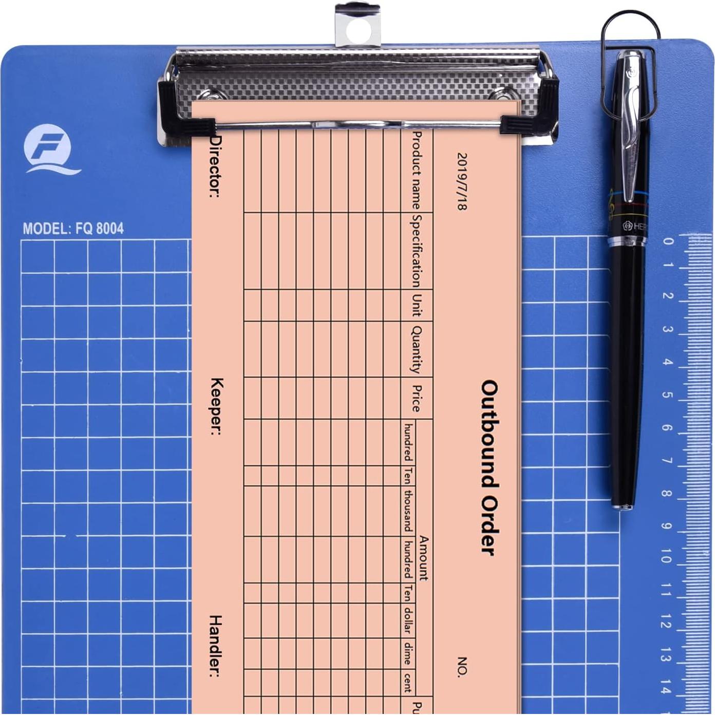 Clip de bolígrafo Wisdompro, acero inoxidable, paquete de 12