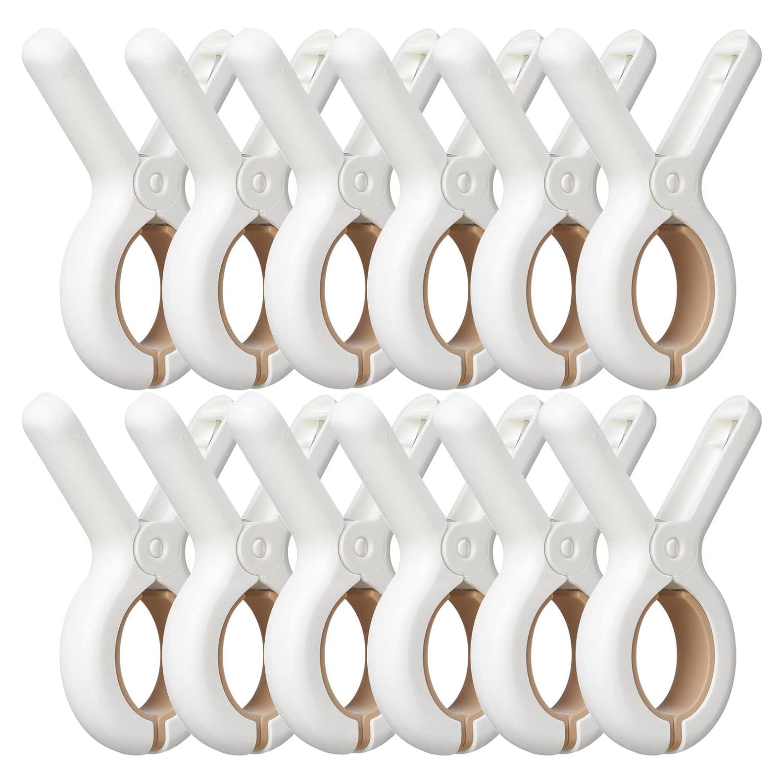 Paquete de 12 Pinzas de Plástico Sunkaioo para Ropa 9.7 cm