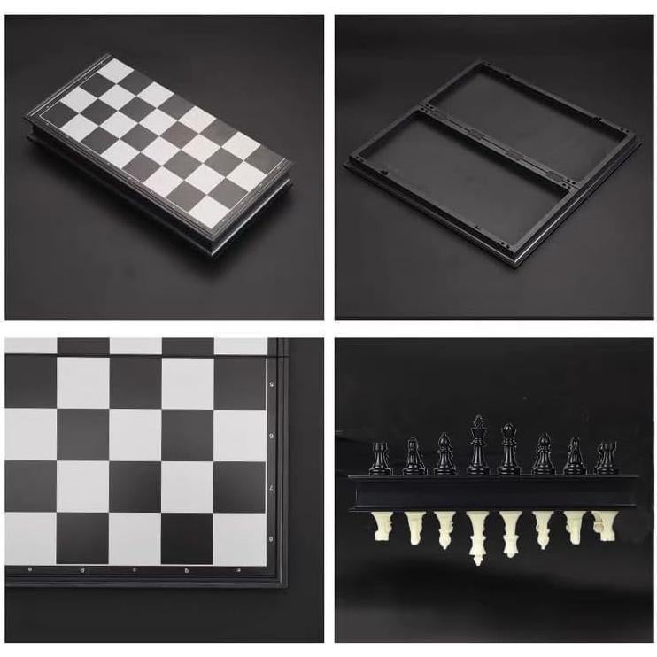 Juego de Ajedrez Magnético Portátil ZeJlo 19.81 cm Plegable