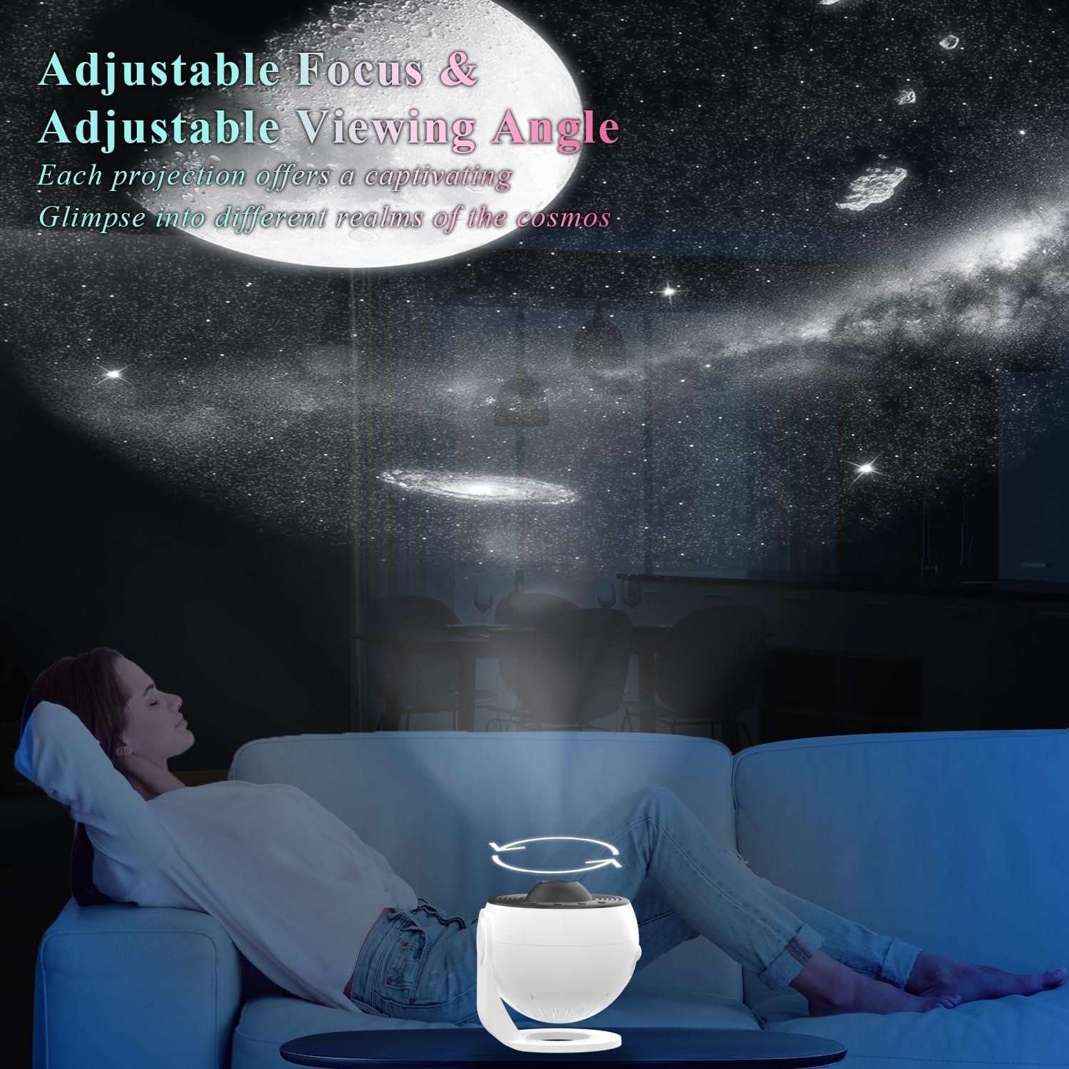 Proyector Planetario SOMKTN Galaxy Pro LED 13 Discos Bluetooth