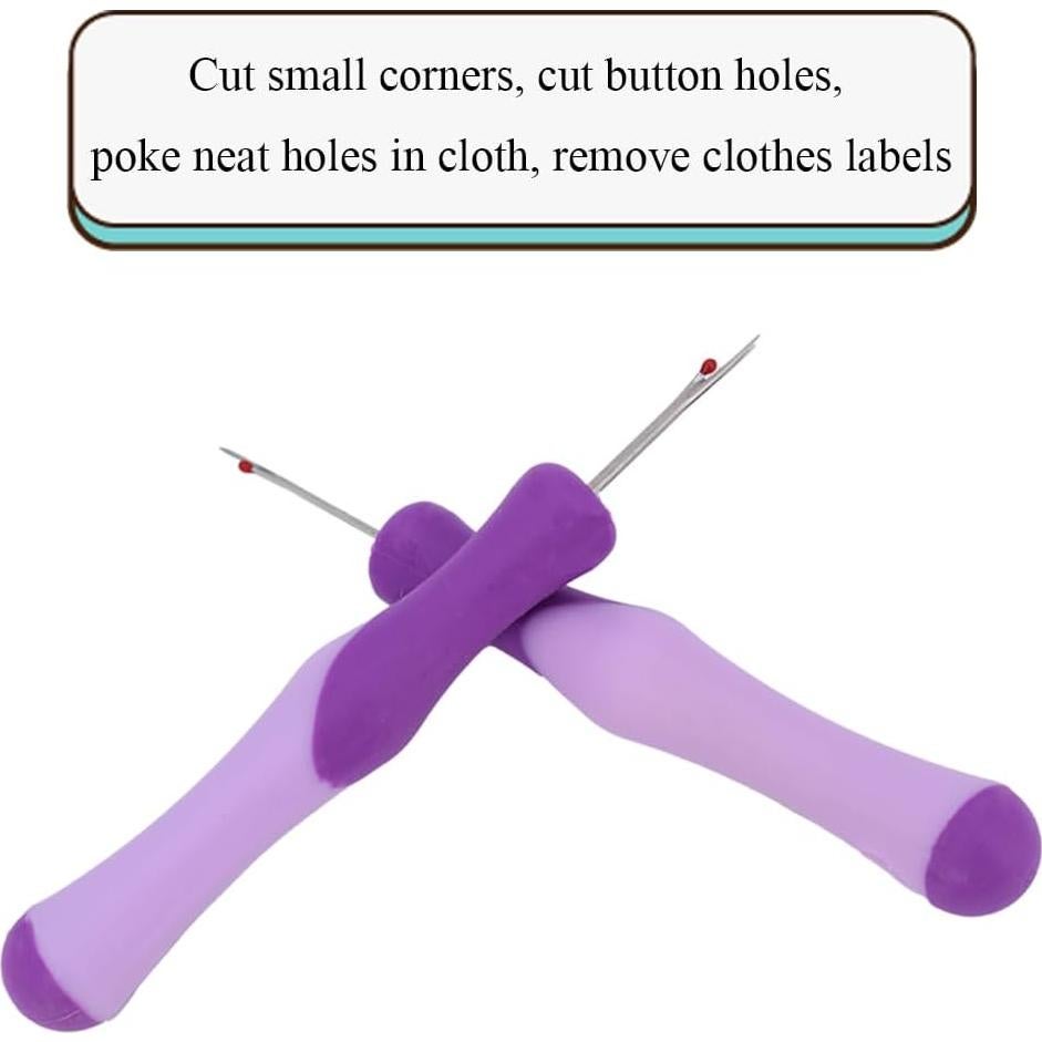 Desgarrador de Puntadas HAHIYO 13.5cm Morado Ergonomico