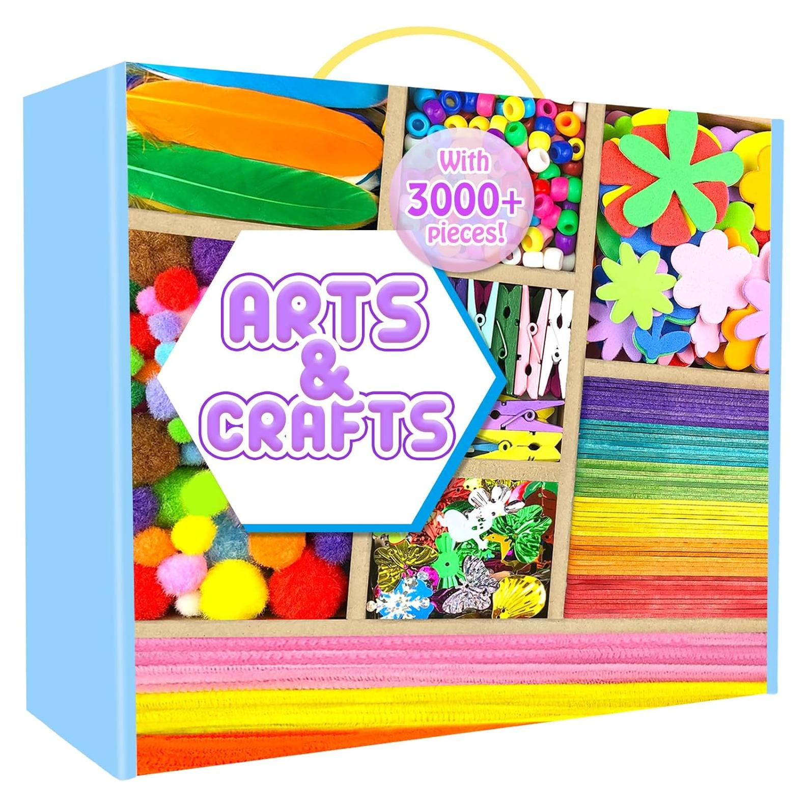 Kit de Manualidades ZEIZHUBN 3000 Piezas para Niños 4-12 Años