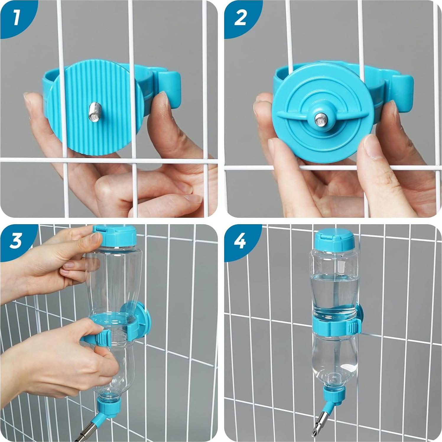 Dispensador de Agua VANNON 500ml para Loros y Roedores