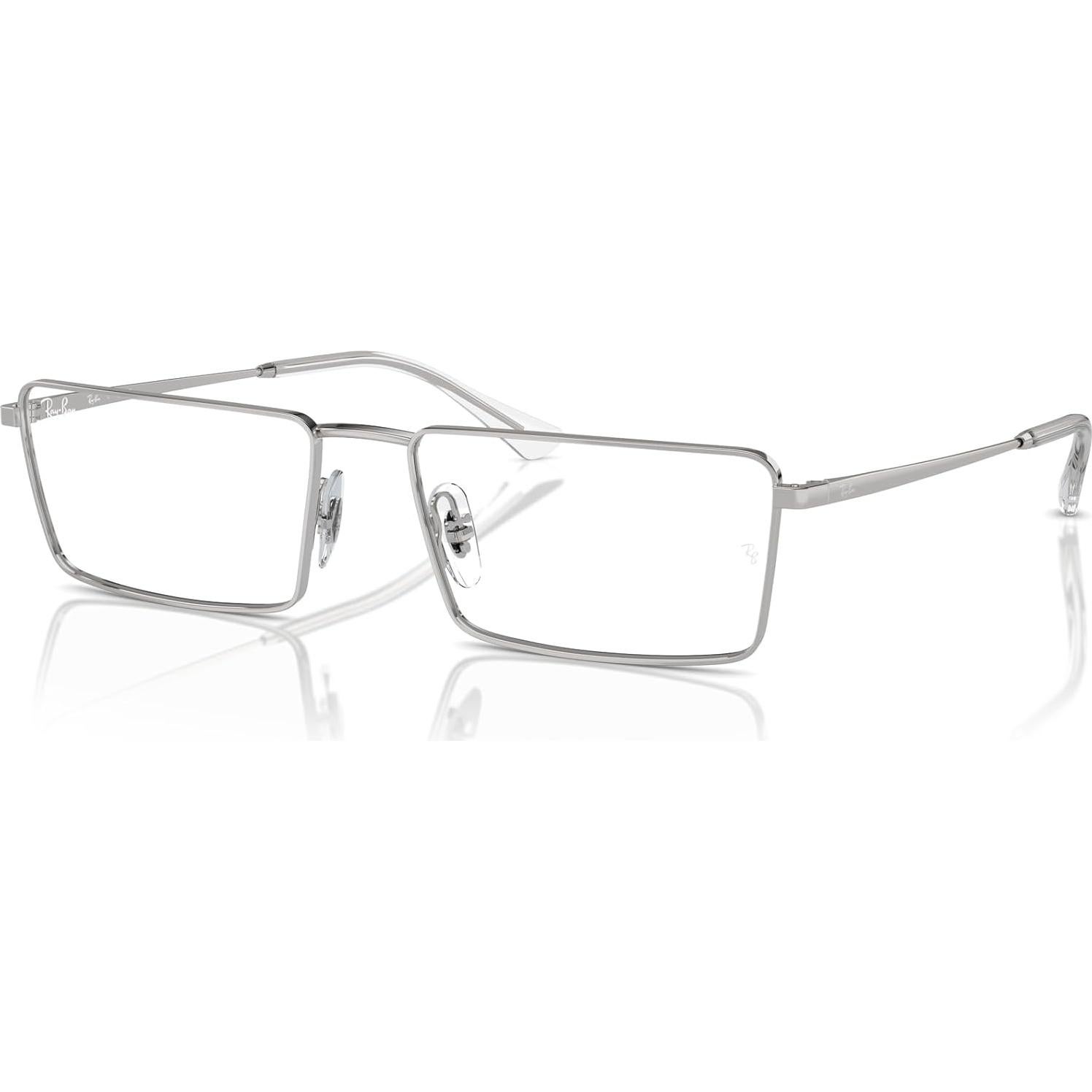 Gafas de Prescripción Ray-Ban RX6541 Emy Rectangulares Plateadas