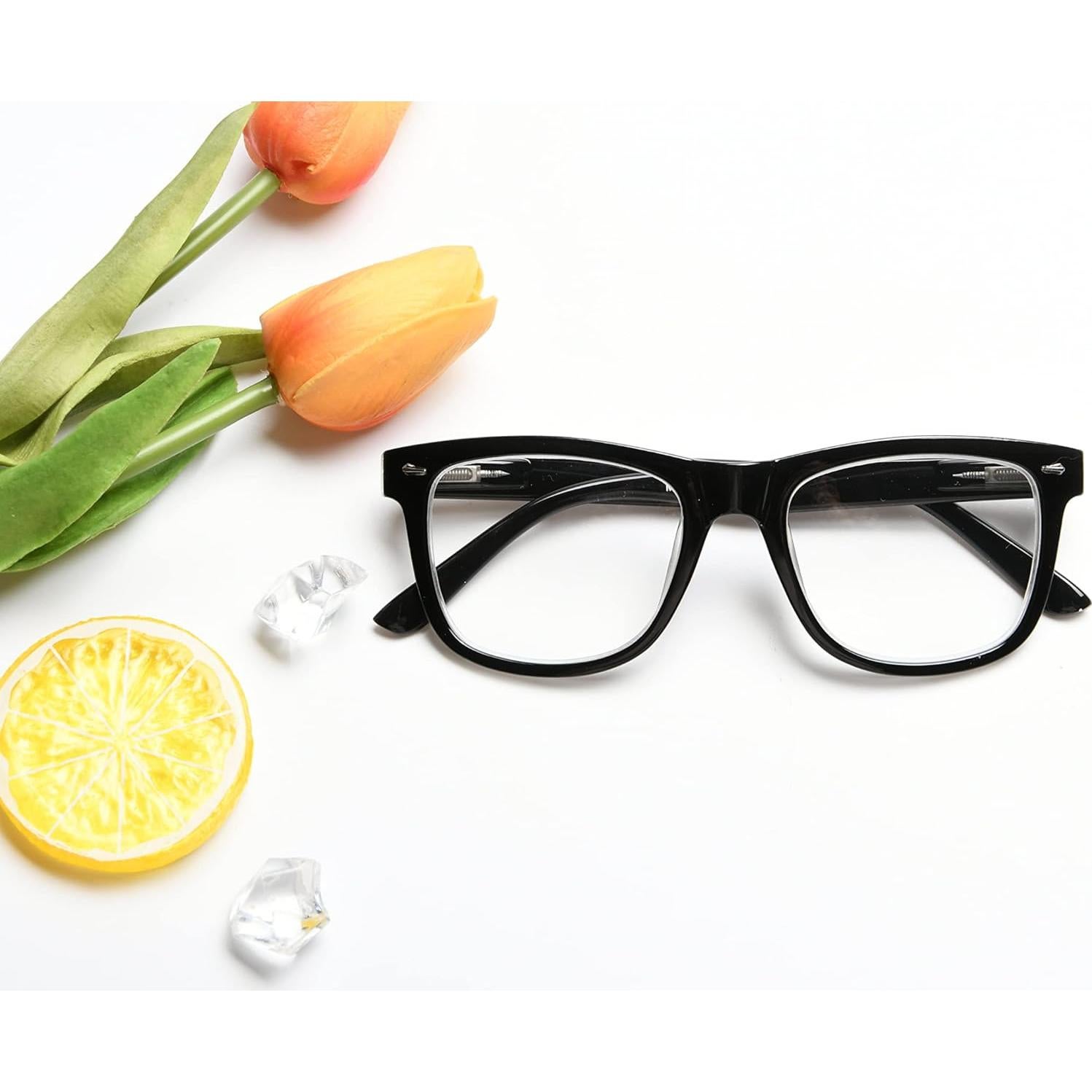 Gafas de Lectura Eyekepper Cuadradas Grandes 1.25x para Mujeres