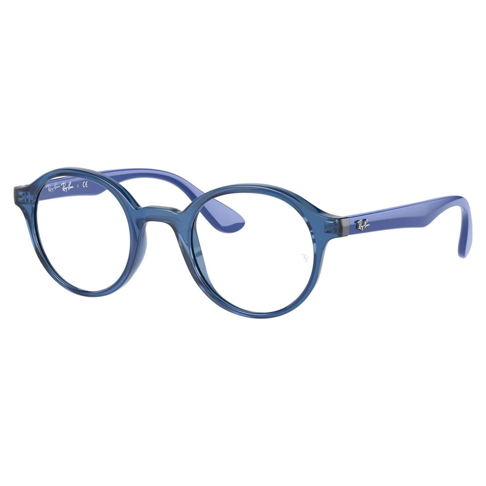 Montura de Gafas Ray-Ban Kids RY1561 Redonda Azul 10.2 cm