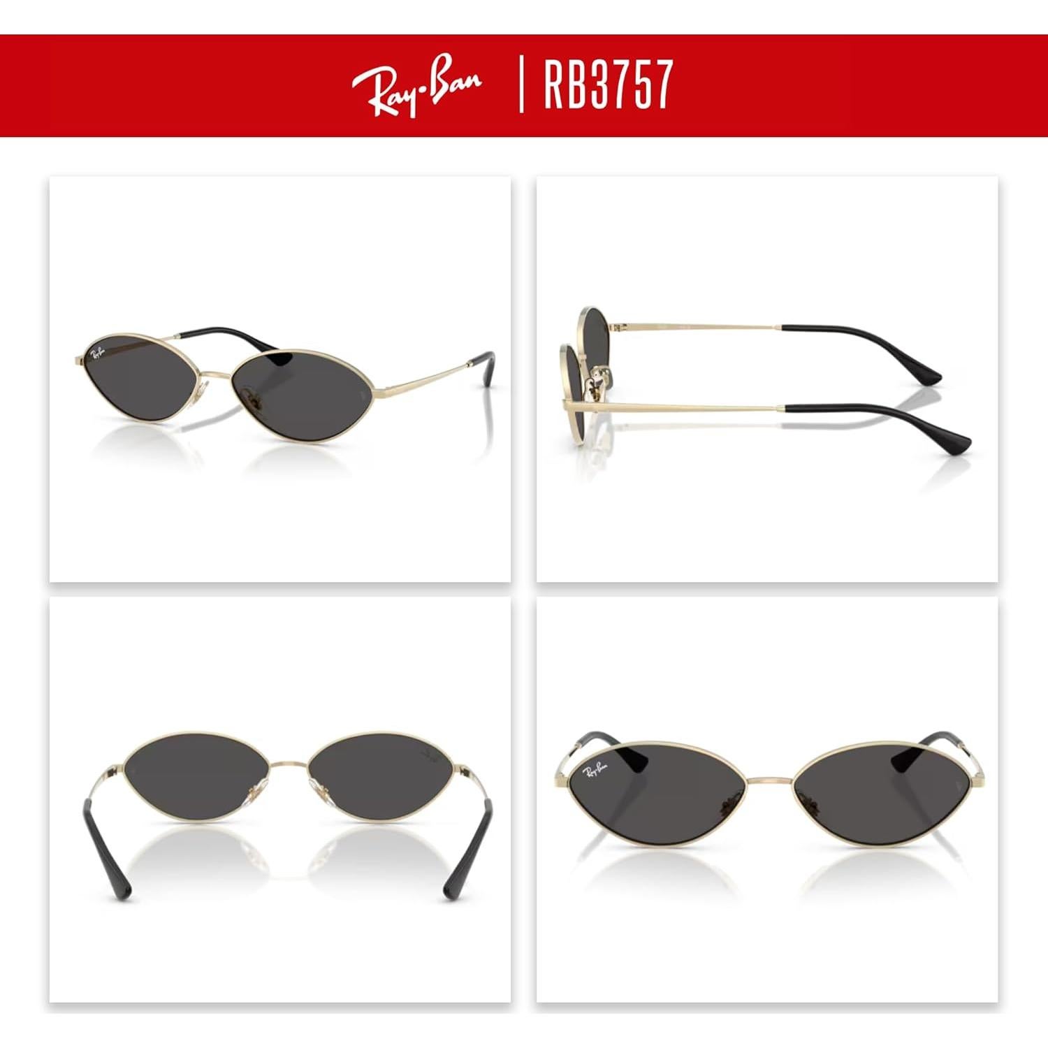 Gafas de sol Ray-Ban RB3757 Kai Oval Unisex + Kit de Cuidado