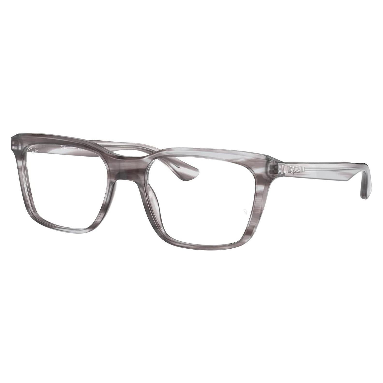 Gafas Recetadas Ray-Ban Rx5391f Montura Gris Rayado 53mm