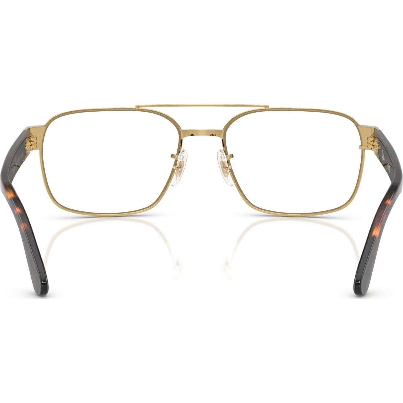 Gafas de Prescripción Ray-Ban RX3751V Cuadradas Doradas 58mm