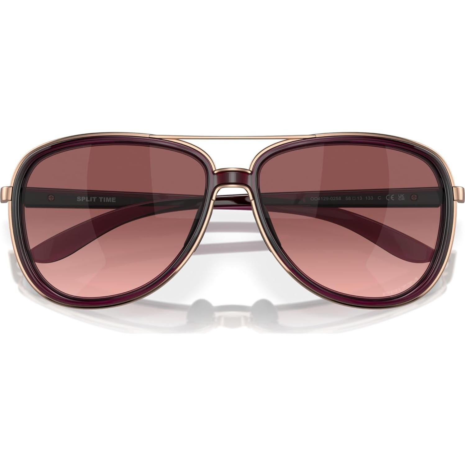 Gafas de sol Oakley Split Time para mujer - 58mm Frambuesa