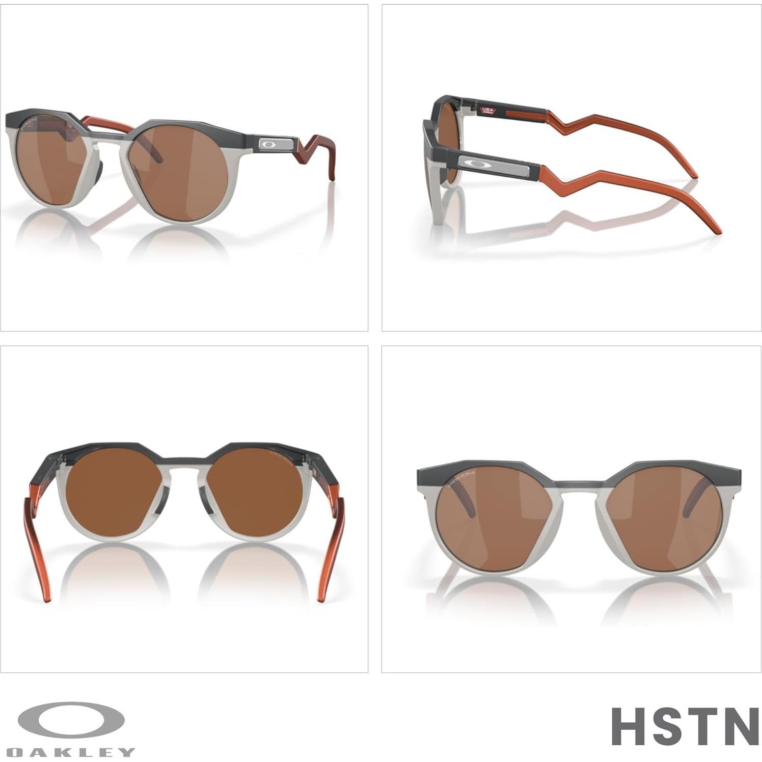 Gafas de sol redondas Oakley OO9242 HSTN 52mm para hombres + kit iWear