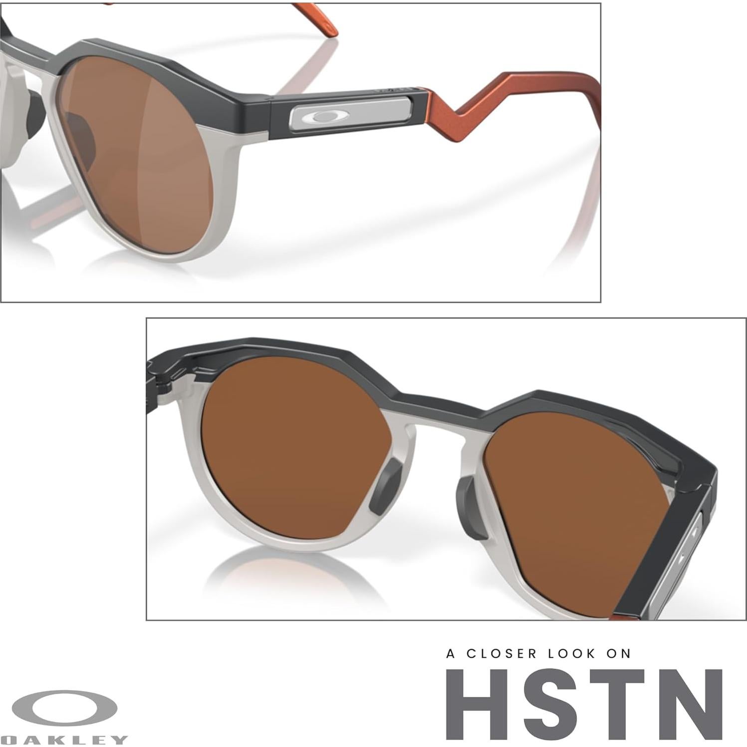 Gafas de sol redondas Oakley OO9242 HSTN 52mm para hombres + kit iWear