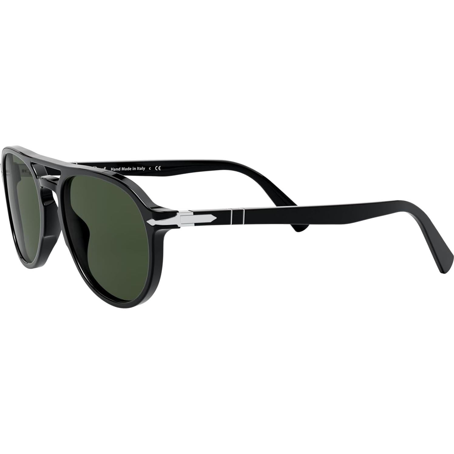 Gafas de sol Persol PO3235S Aviador Negro Verde 55mm