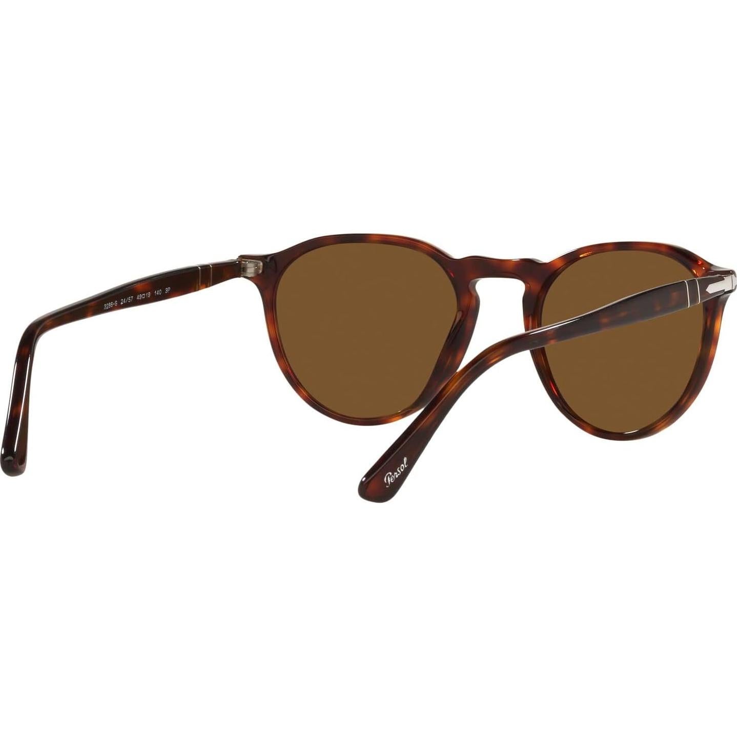 Gafas de Sol Redondas Persol PO3286S Havana 51mm Polarizadas