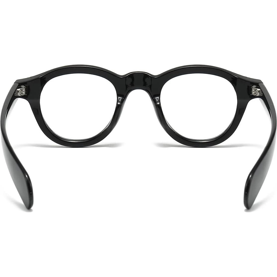 Gafas de Luz Azul NIDOVIX Redondas Unisex con Montura Gruesa