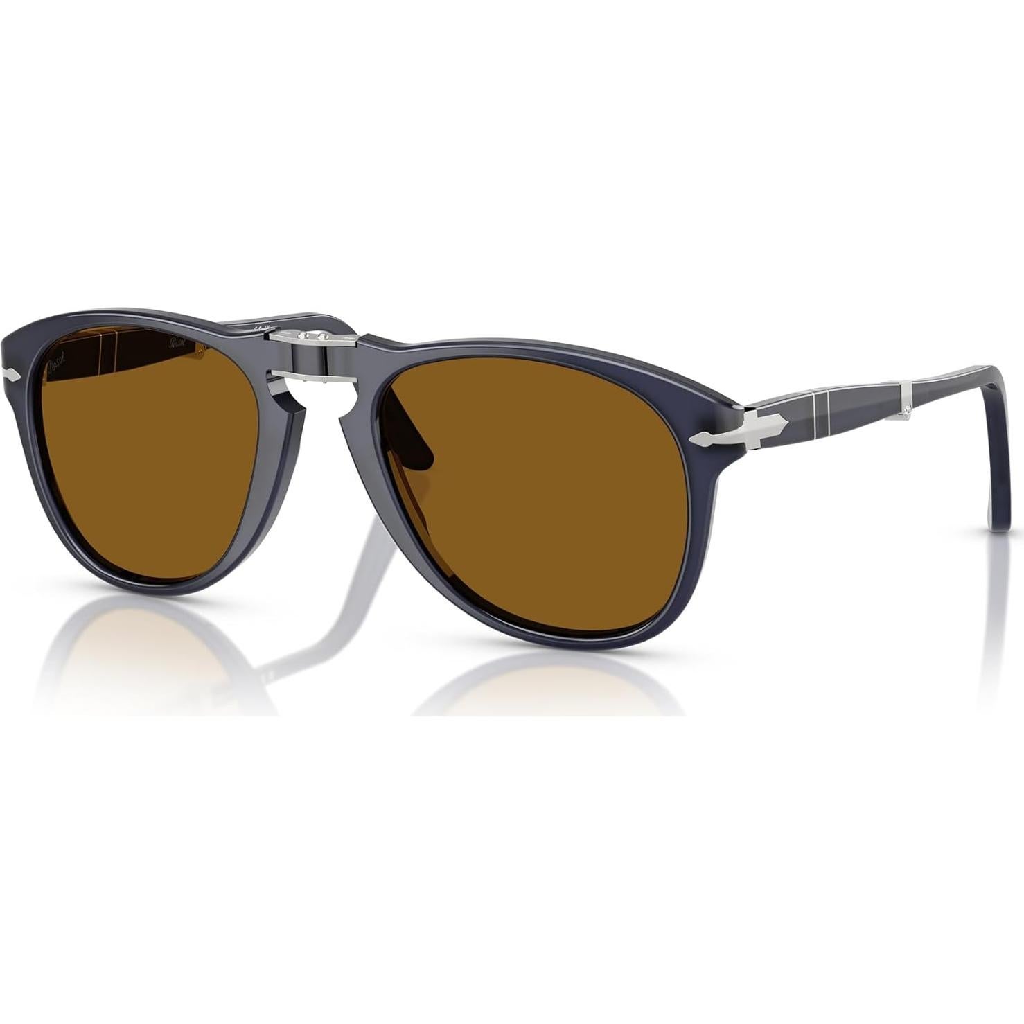Gafas de sol plegables Persol PO0714 para hombres - Azul Milky Depths