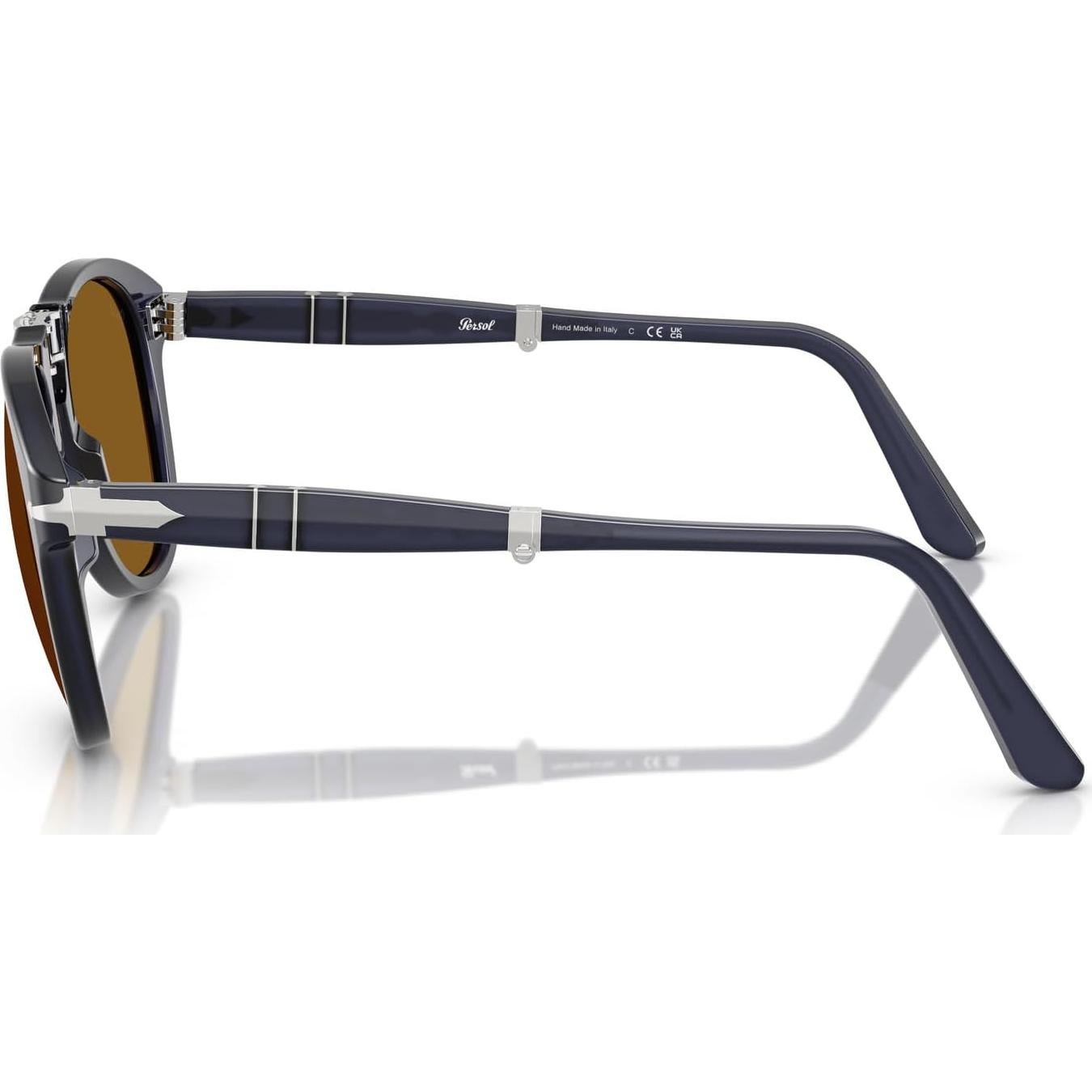 Gafas de sol plegables Persol PO0714 para hombres - Azul Milky Depths
