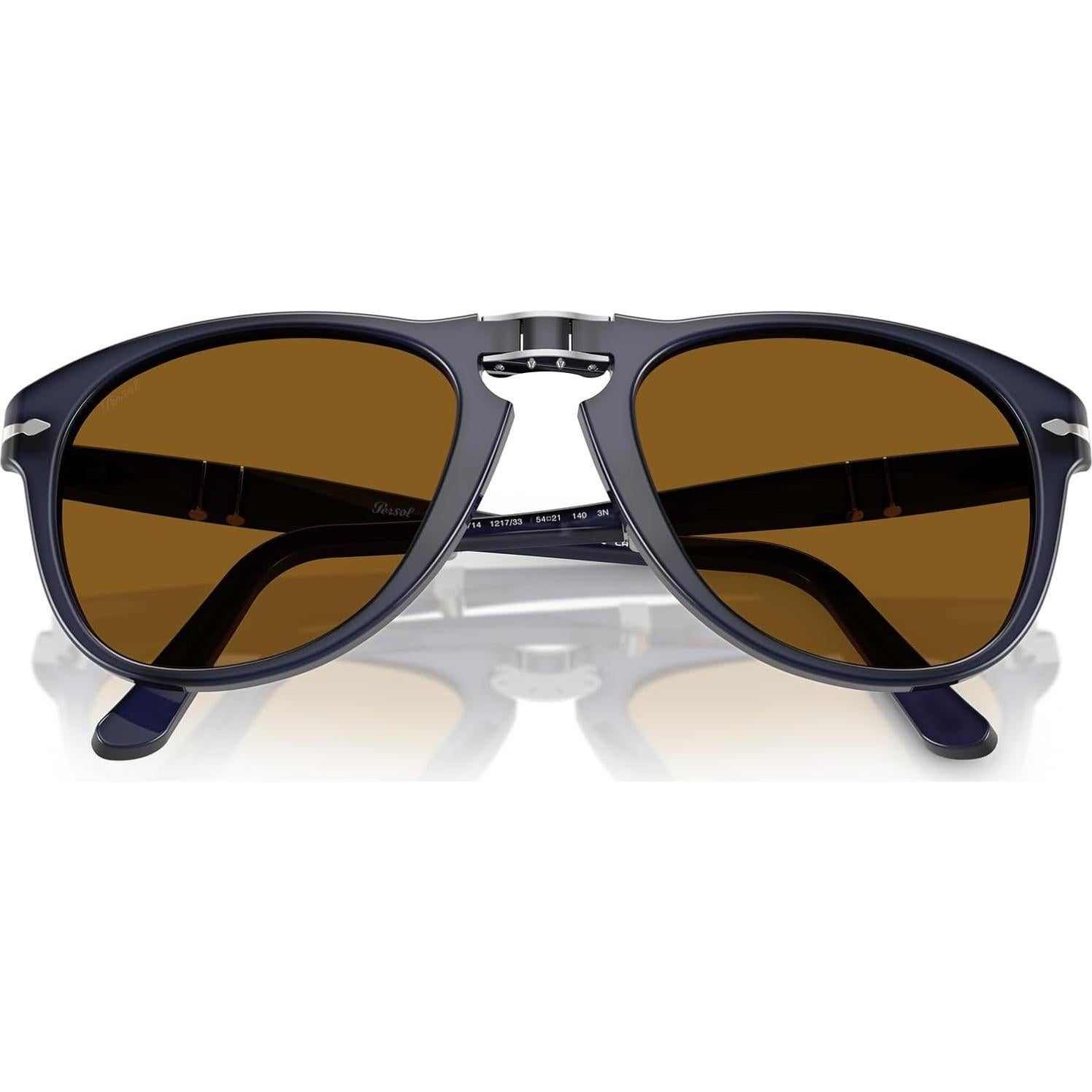 Gafas de sol plegables Persol PO0714 para hombres - Azul Milky Depths