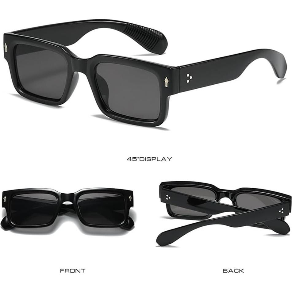 Gafas de sol cuadradas GOBIGER UV400 unisex modernas