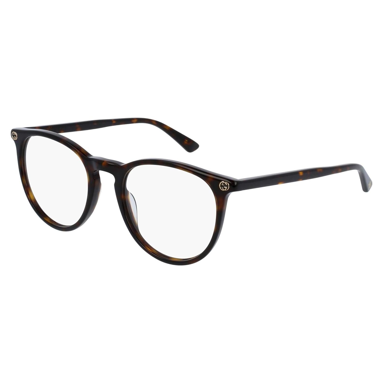 Gafas de sol ovaladas Gucci GG0027O 002 Havana 50mm