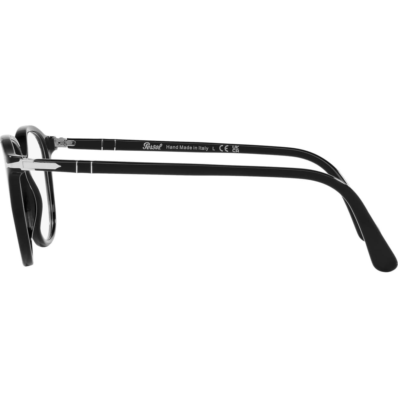 Montura de Gafas Recetadas Persol PO3317V Cuadradas Negras