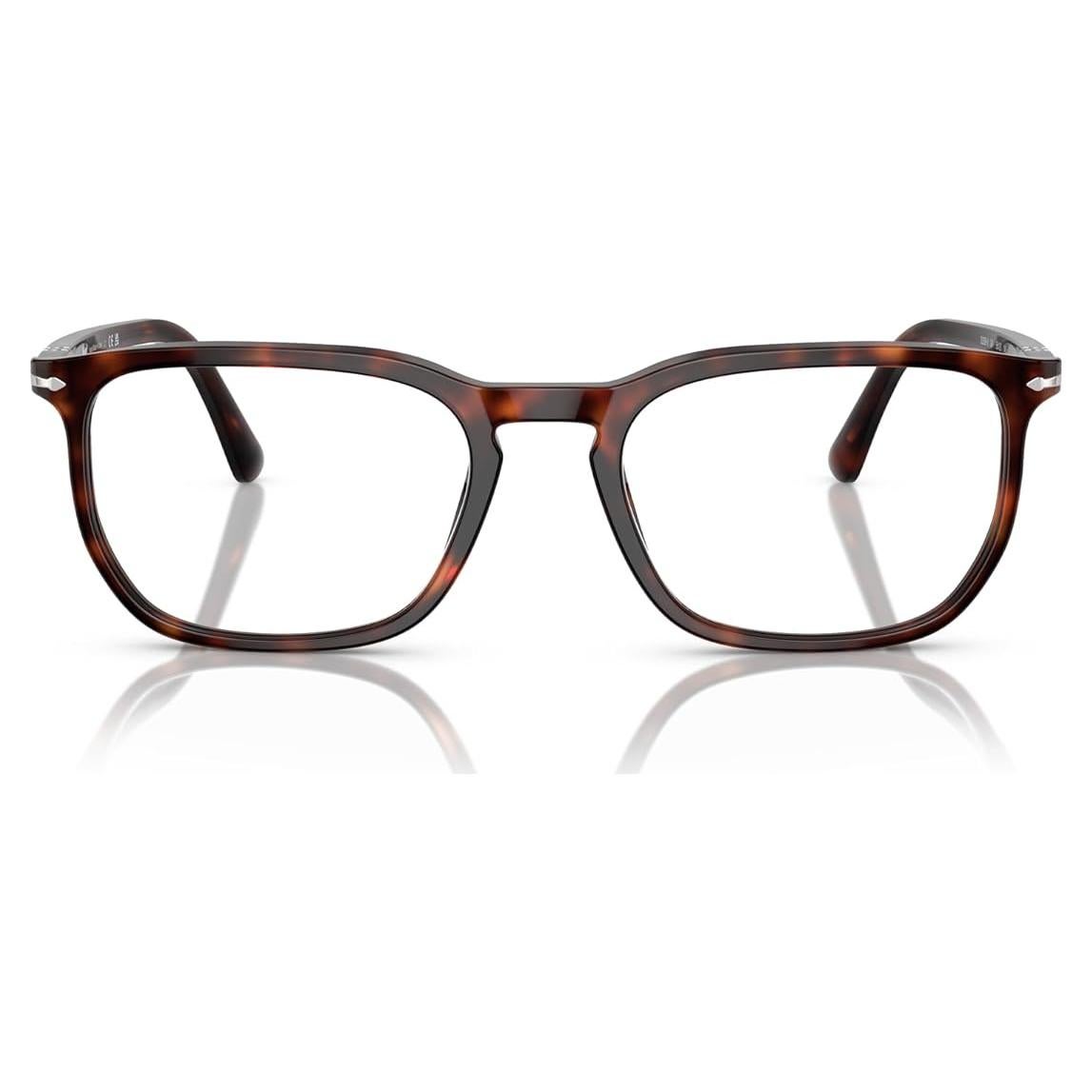 Montura de Gafas Recetadas Redondas Persol PO3339V Habana 56mm