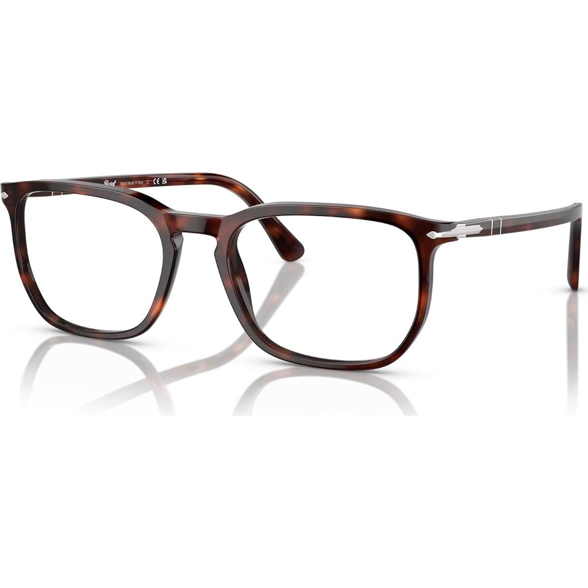 Montura de Gafas Recetadas Redondas Persol PO3339V Habana 56mm