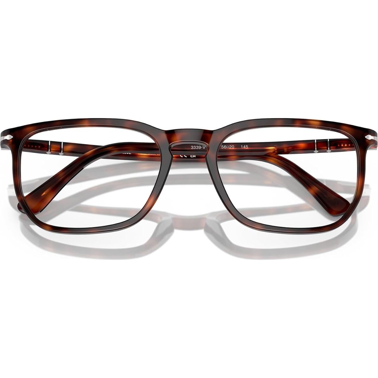 Montura de Gafas Recetadas Redondas Persol PO3339V Habana 56mm