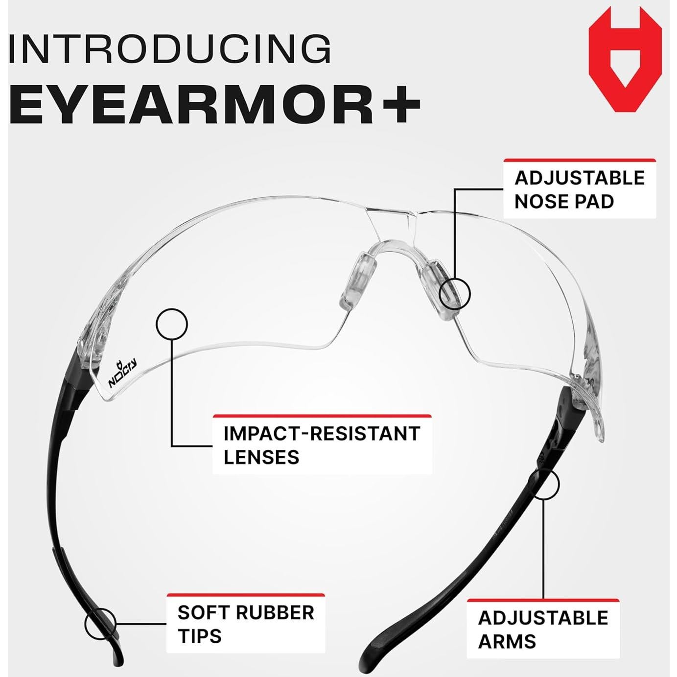 Gafas de Tiro NoCry EyeArmor+ con Protección UV y Anti-Niebla
