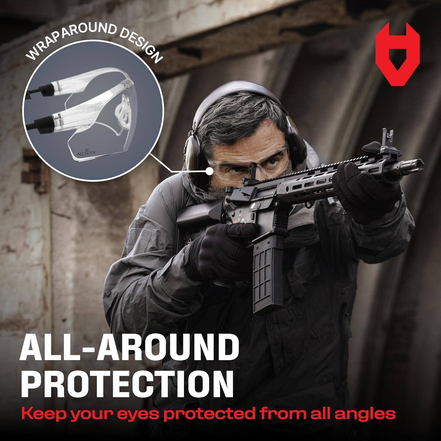 Gafas de Tiro NoCry EyeArmor+ con Protección UV y Anti-Niebla