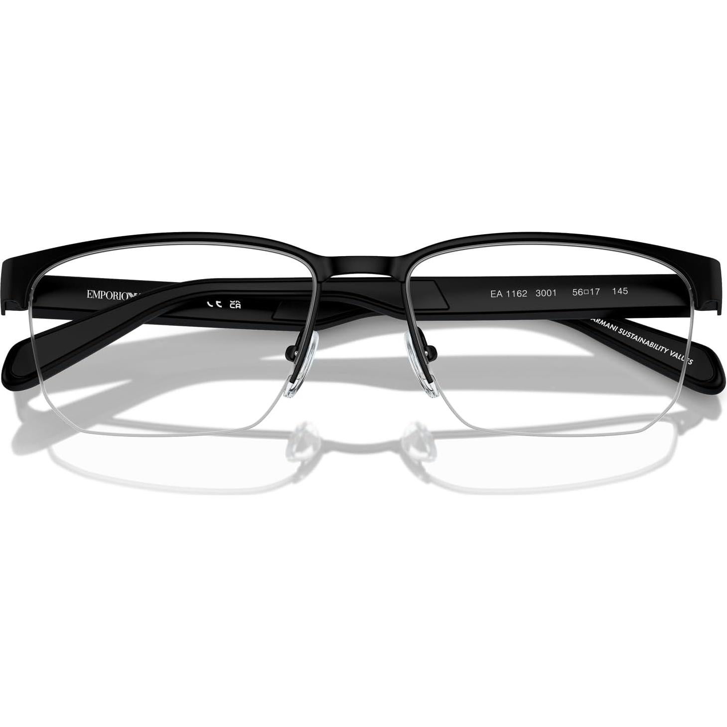 Gafas de Prescripción Emporio Armani EA1162 Hombre Negro Mate