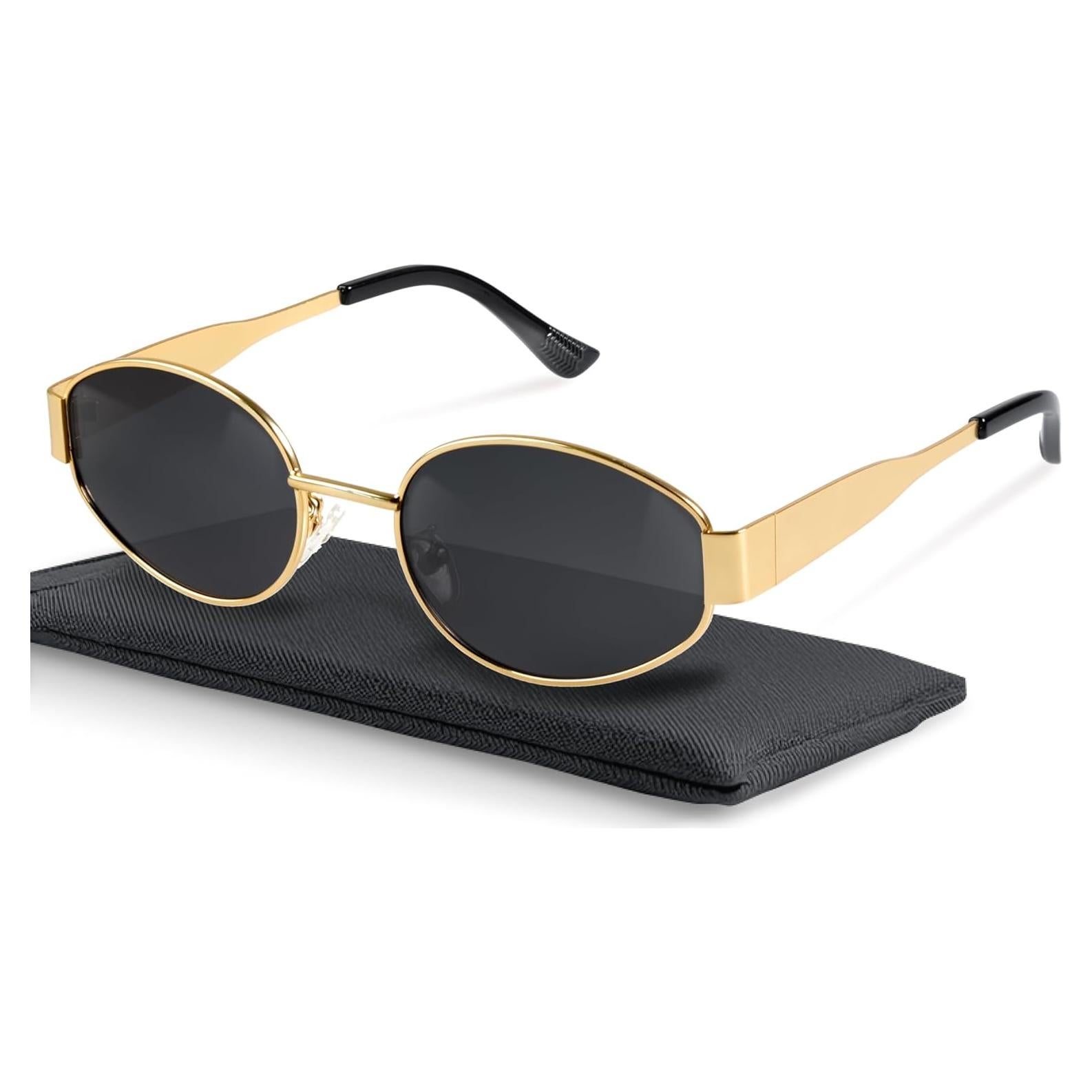 Gafas de Sol Retro Polarizadas Livho UV400 Ovaladas Metal