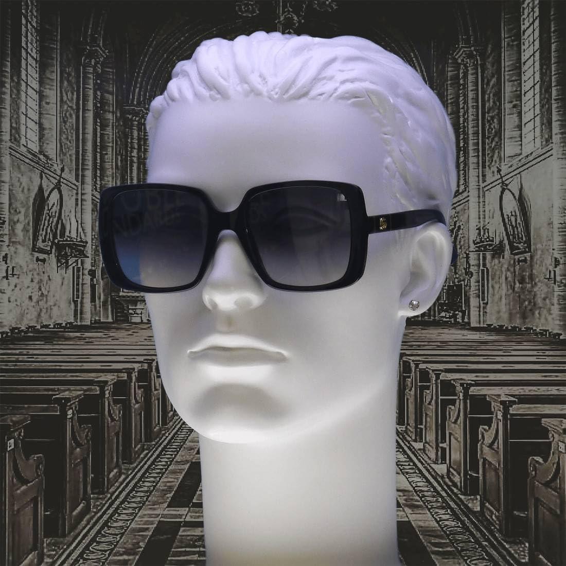 Gafas de sol redondas Gucci GG0632S Negro Gris 56mm