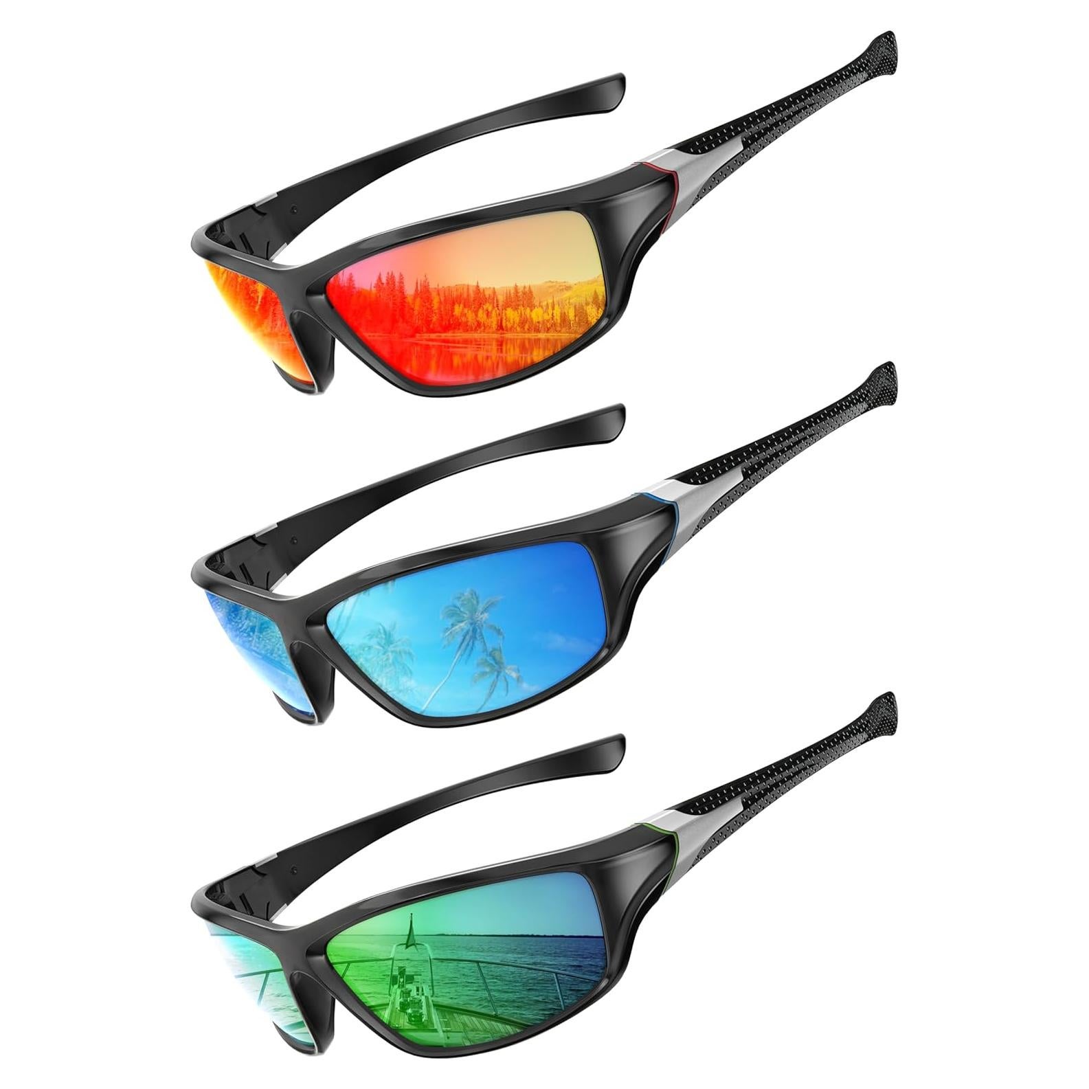 Gafas de sol polarizadas QALLY UV400 para hombres - 3 colores