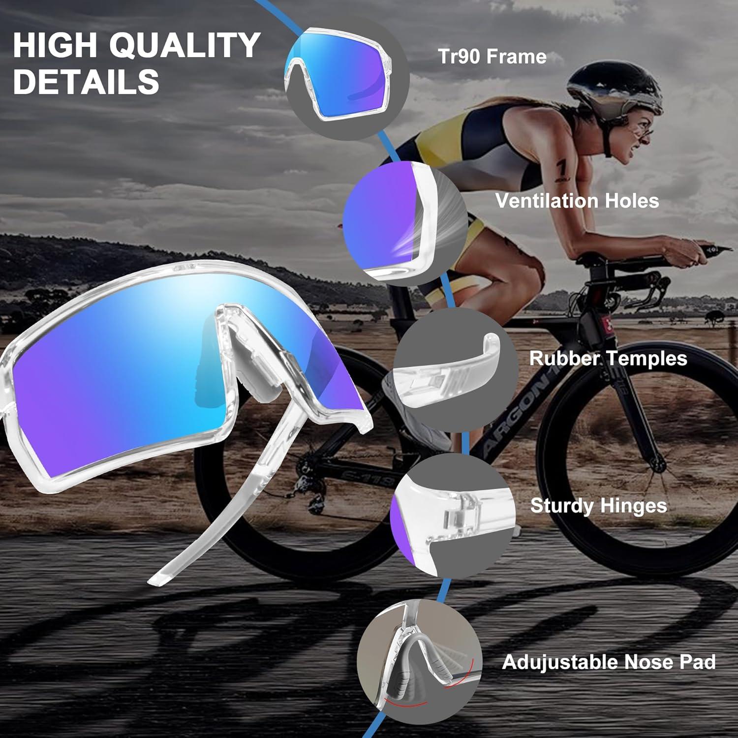 Gafas de sol deportivas Eyeezi Rds1001-C0000 UV400 Polarizadas