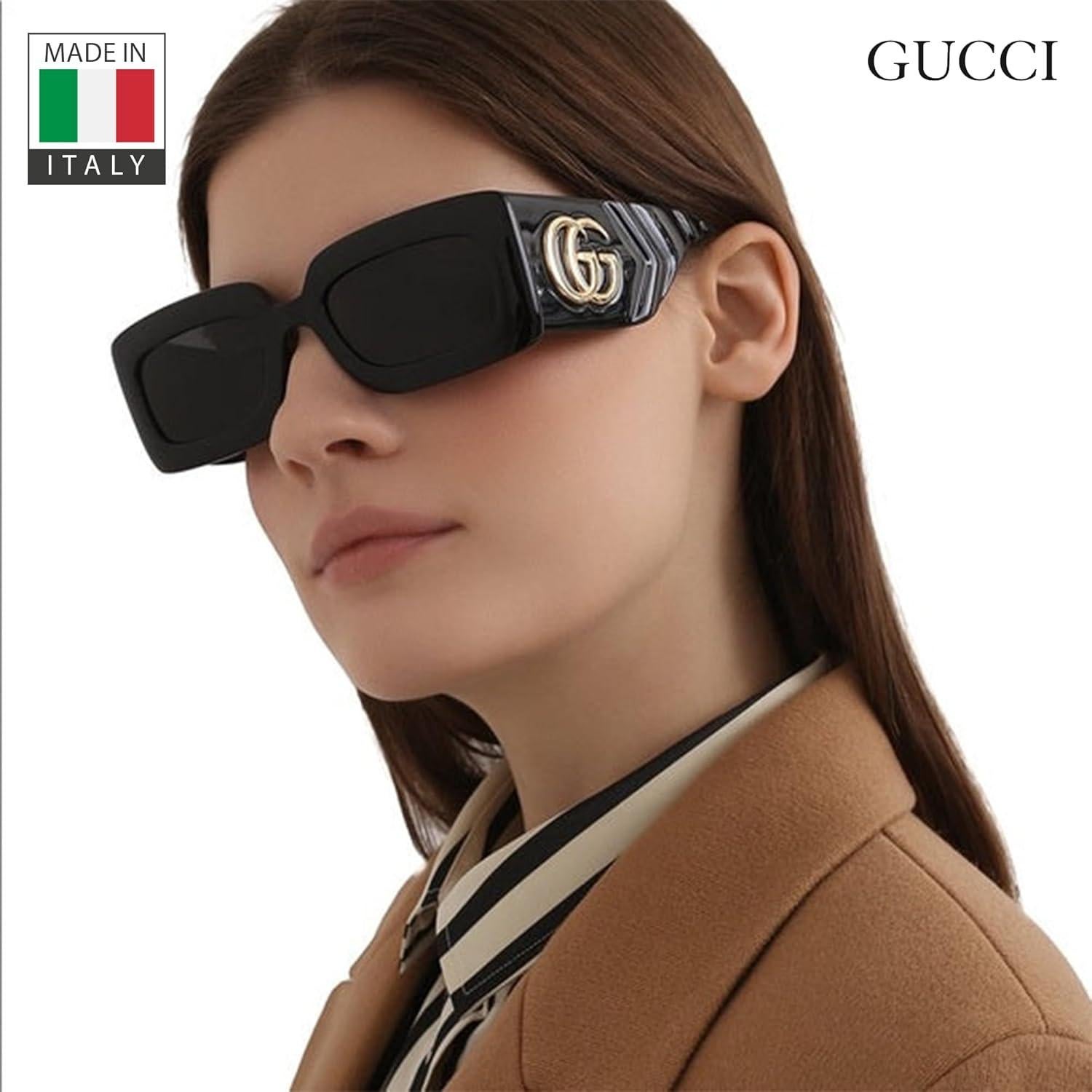 Gafas de Sol Gucci GG0811S Negras con Kit de Lujo eSHADES