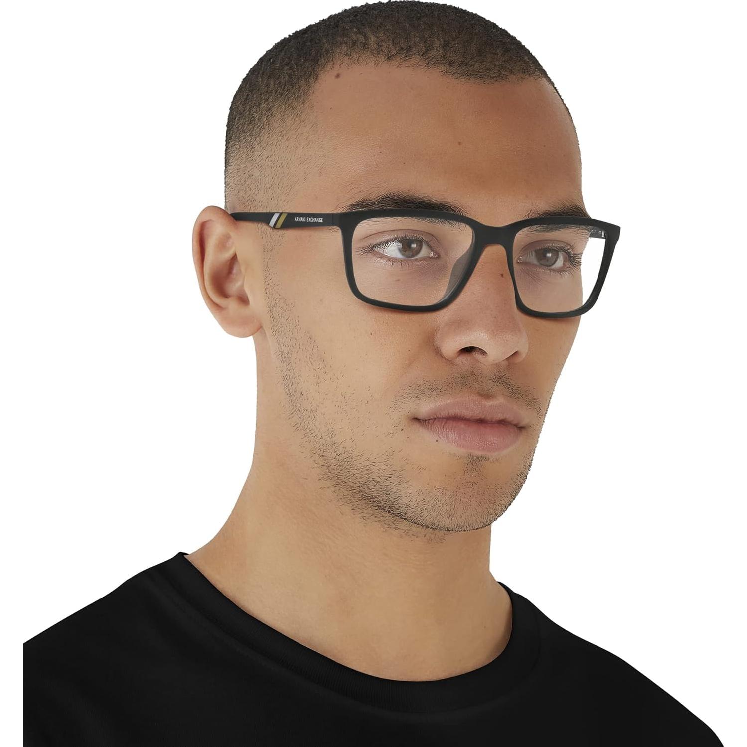Gafas de Prescripción Armani Exchange AX3089U Hombre Negro Mate