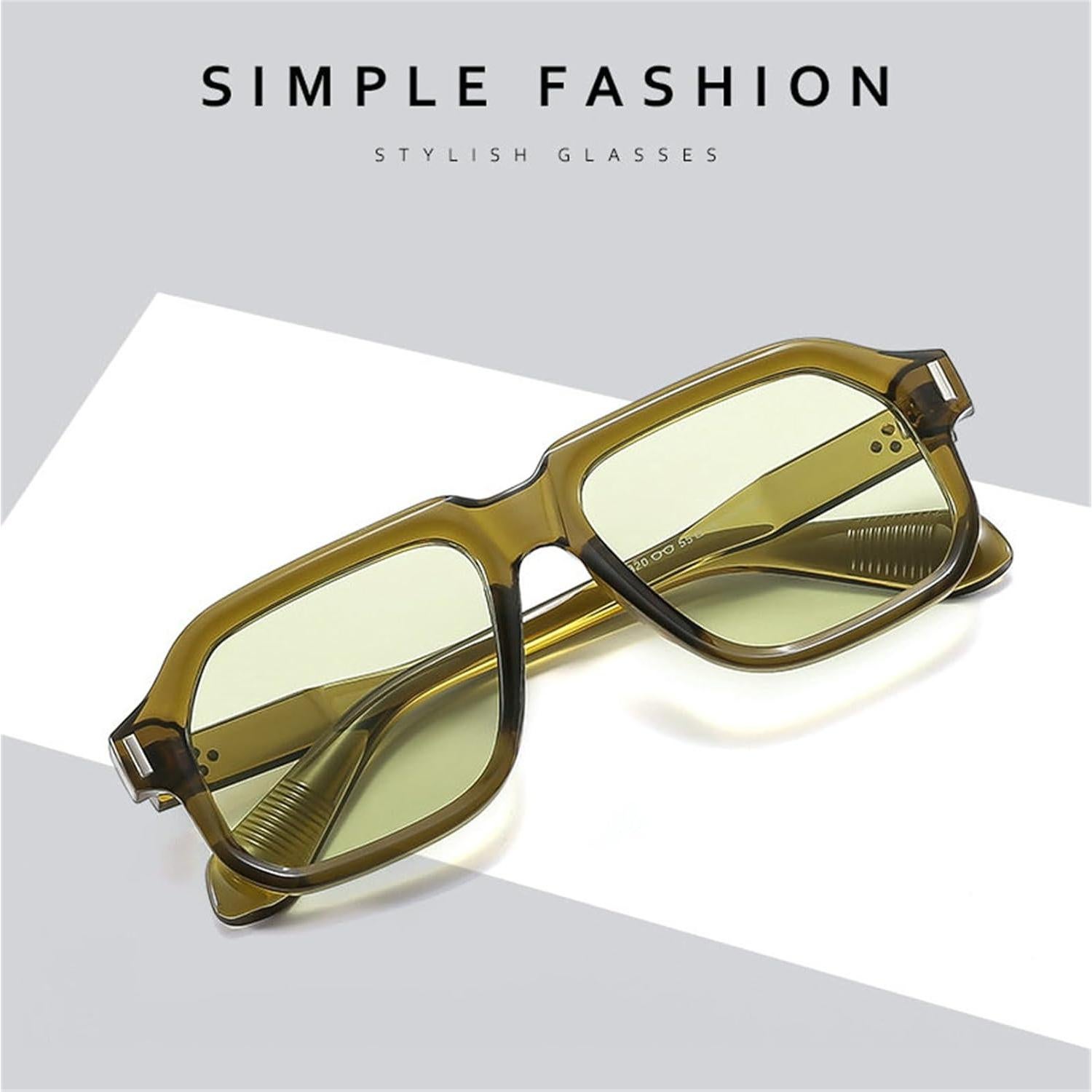 Gafas de sol cuadradas Trendy Willochra UV400 para mujeres