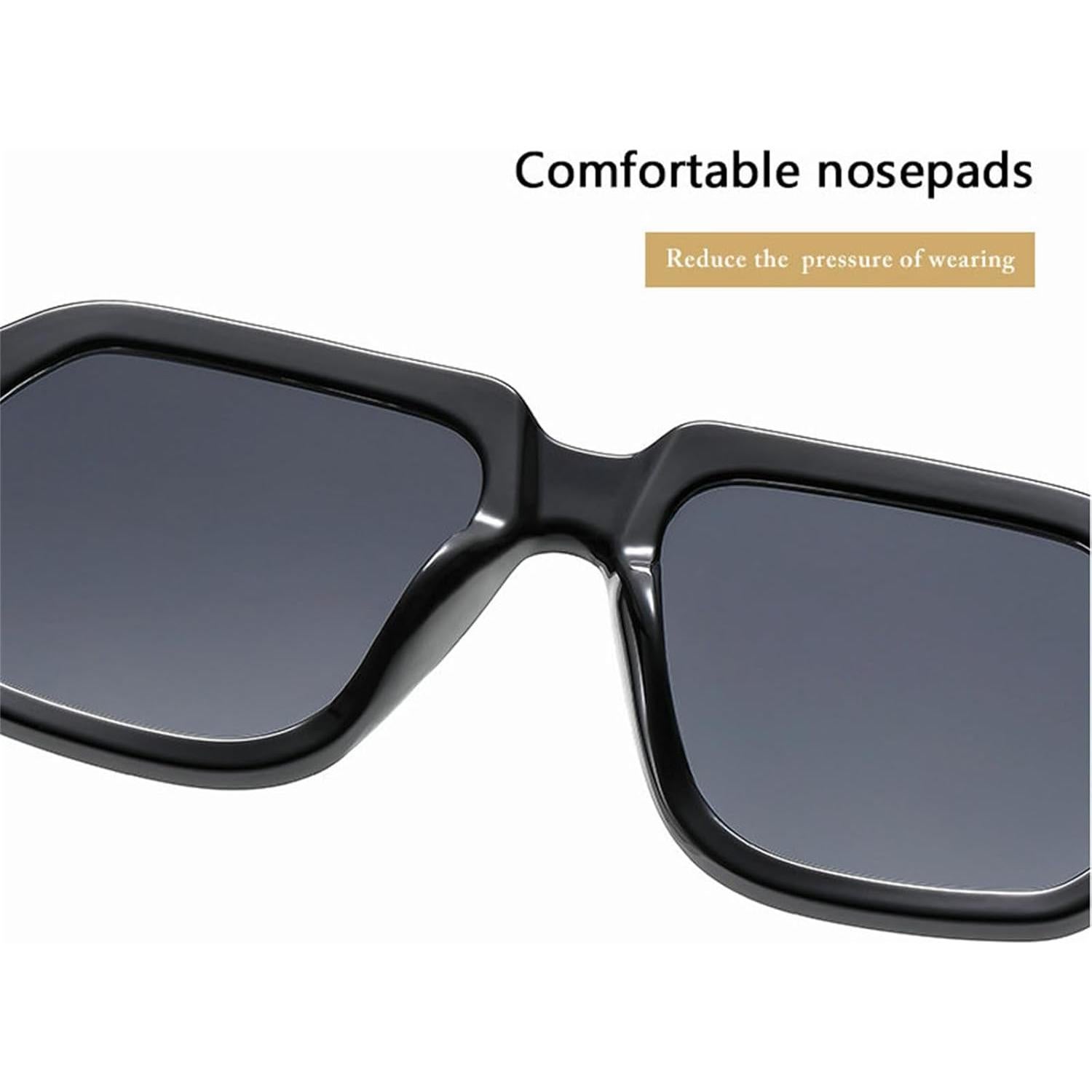 Gafas de sol cuadradas Trendy Willochra UV400 para mujeres