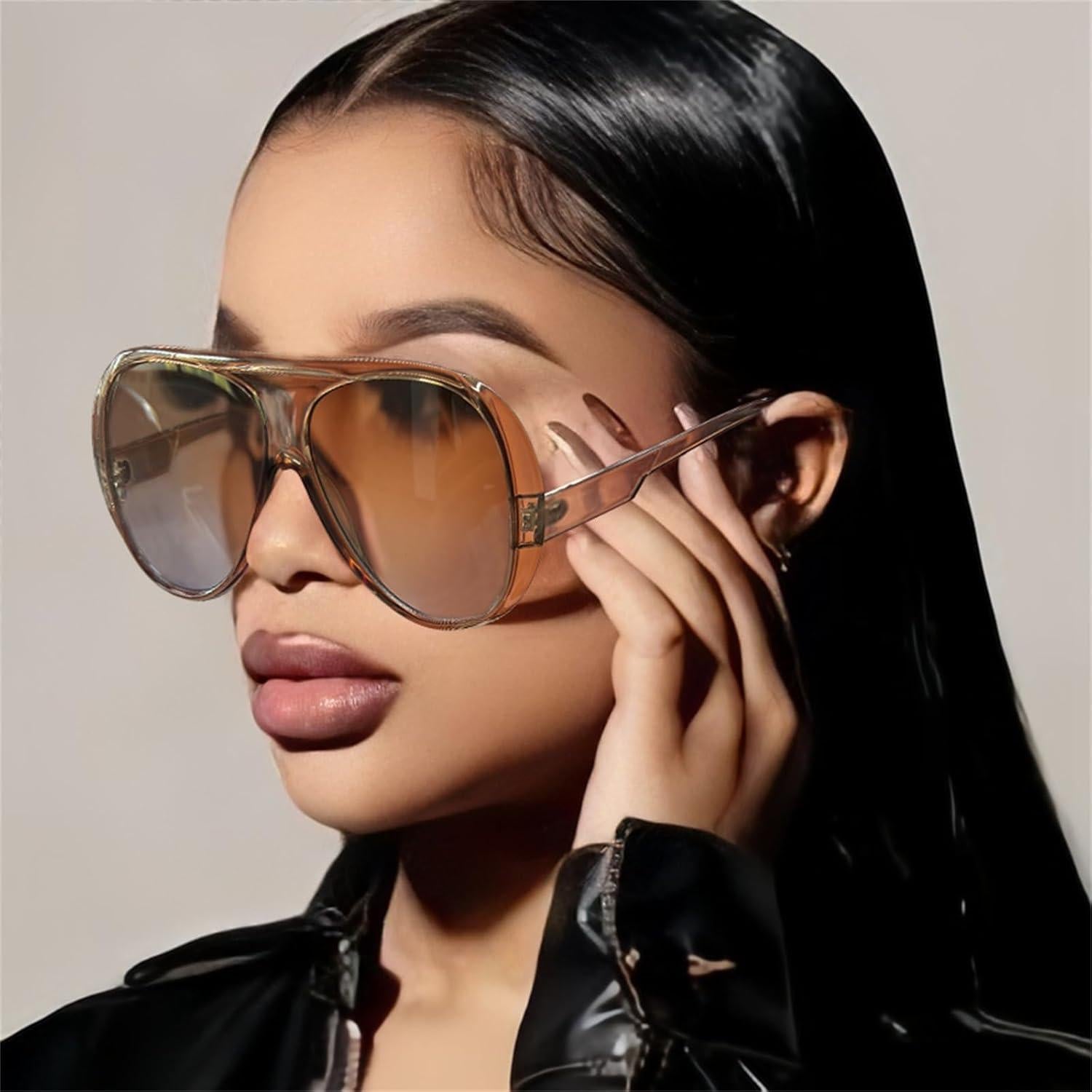 Gafas de sol aviador TYA UV400 grandes para mujeres y hombres