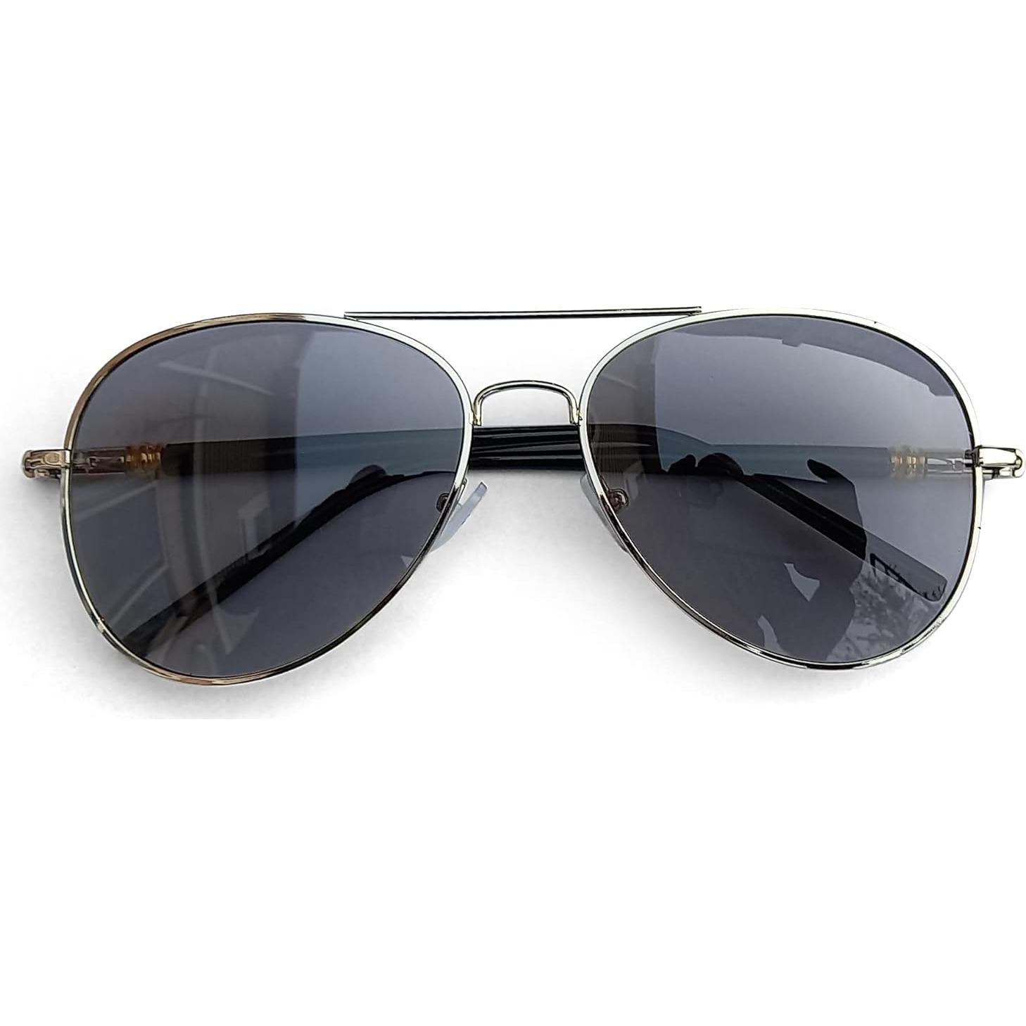 Gafas de sol aviador polarizadas metal premium UV400