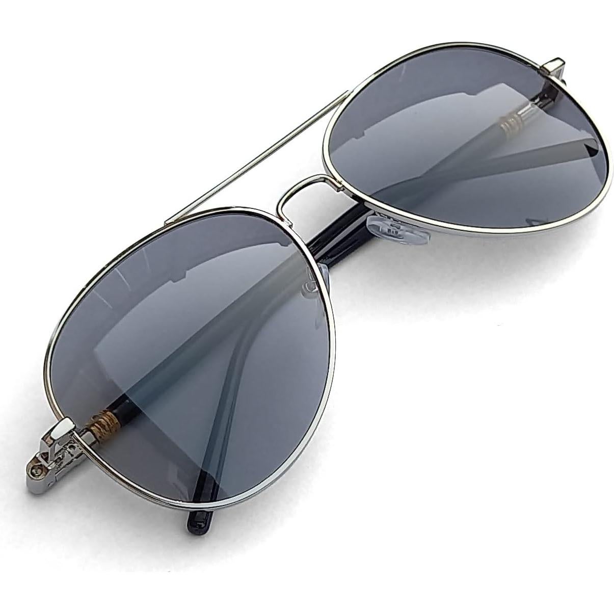 Gafas de sol aviador polarizadas metal premium UV400