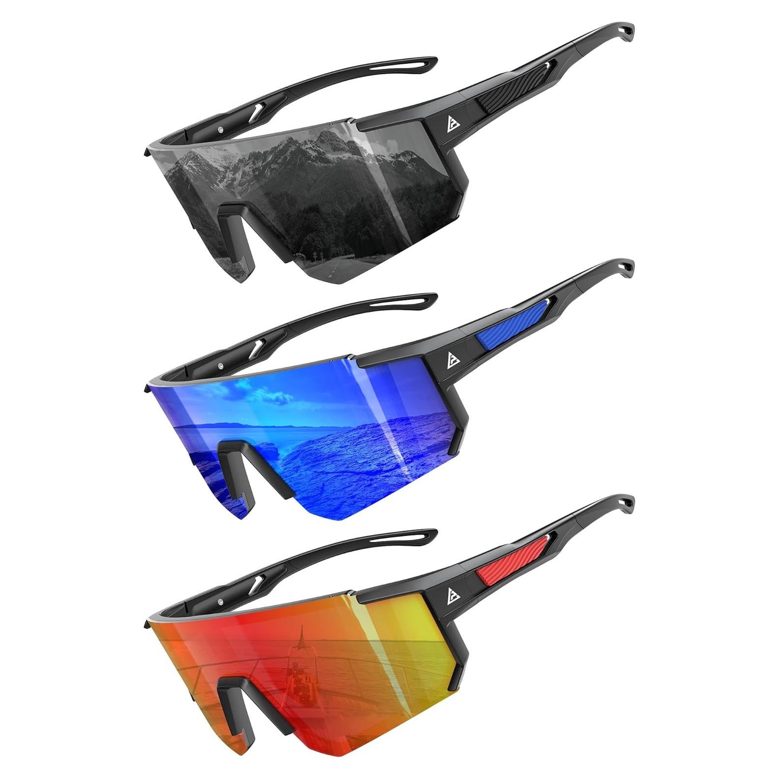Gafas de sol KALIYADI UV400 para Hombres y Mujeres - Multicolor
