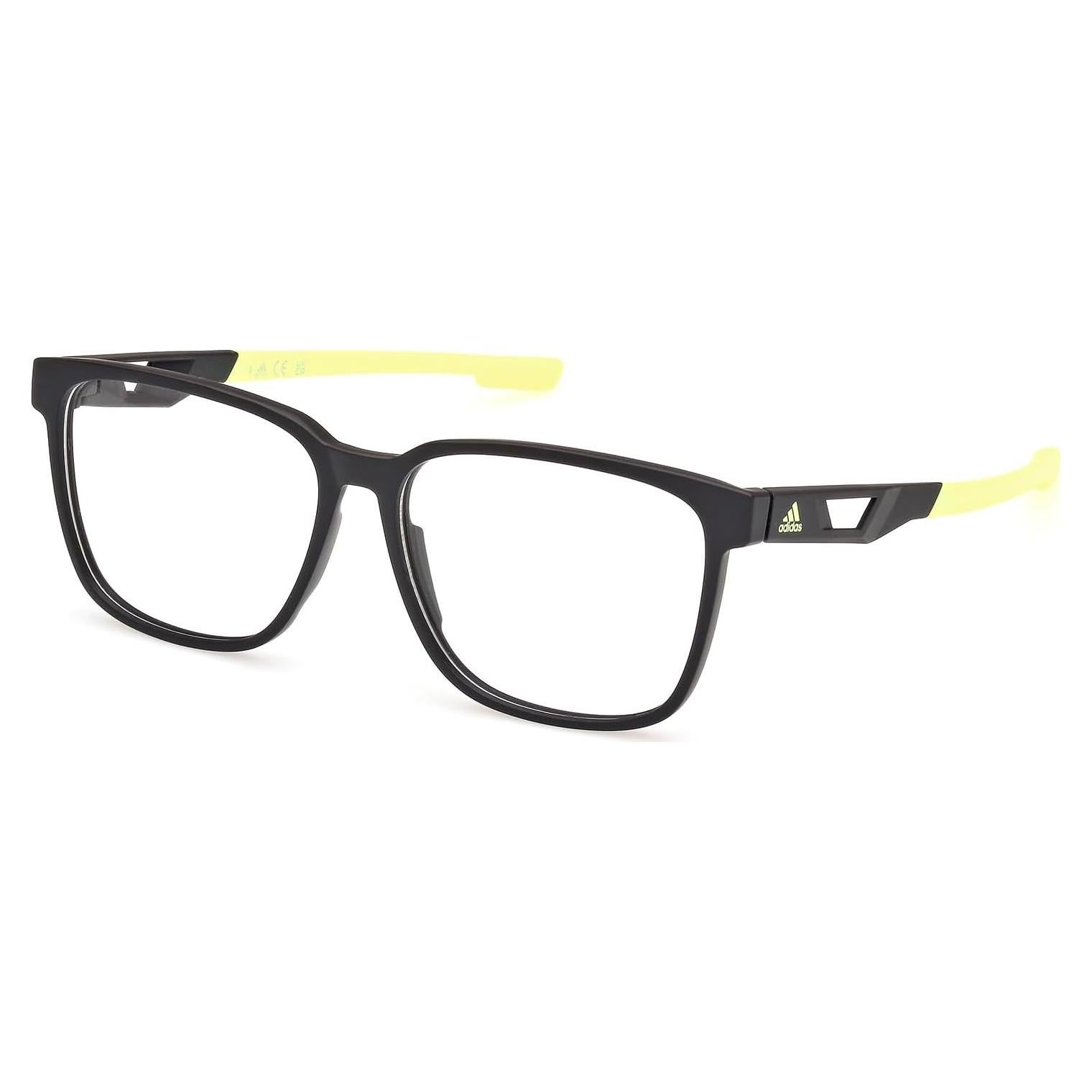 Montura de Gafas Redondas Adidas SP5073 Unisex Negro Mate