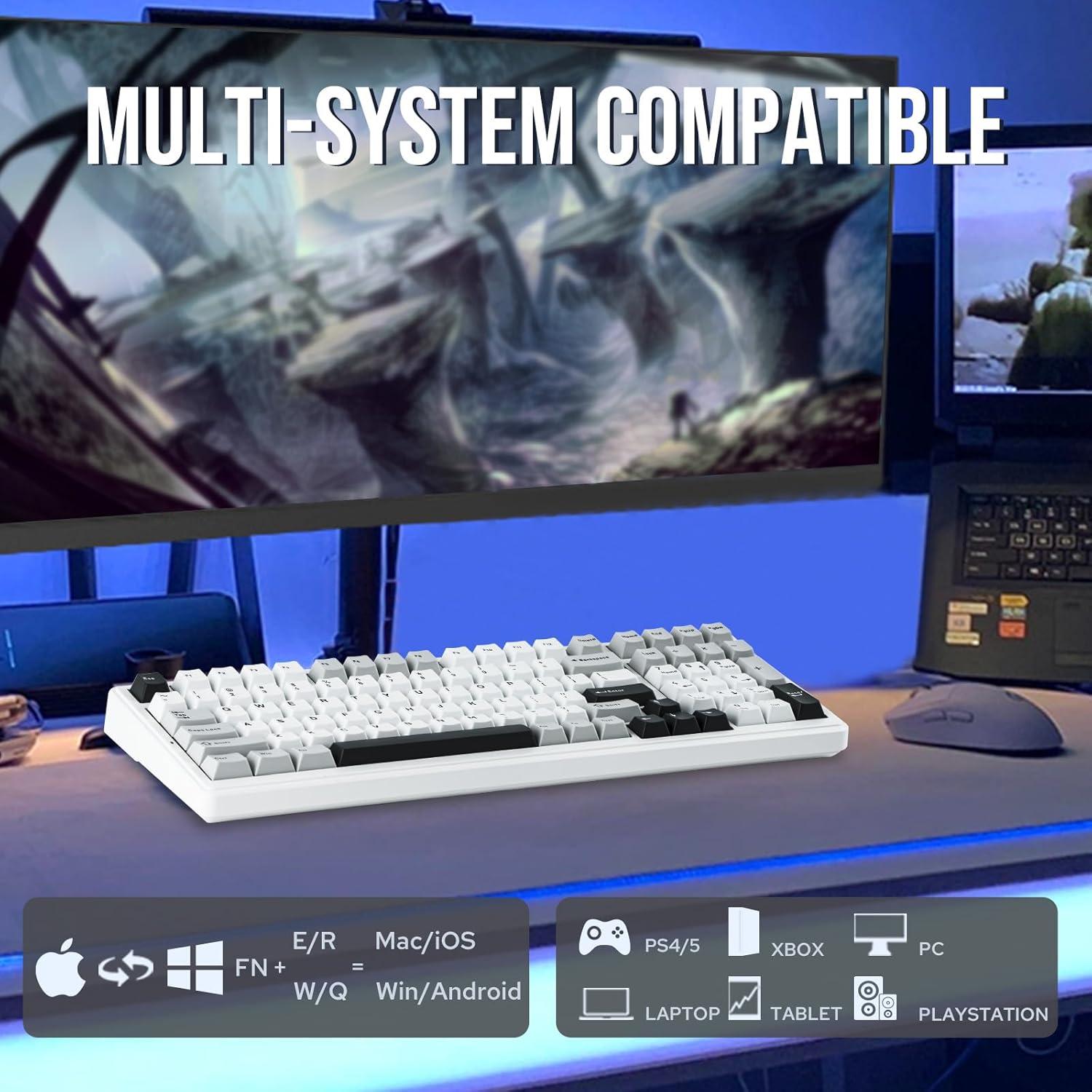 Teclado Mecánico EPOMAKER F99 Inalámbrico 96% Bluetooth USB-C