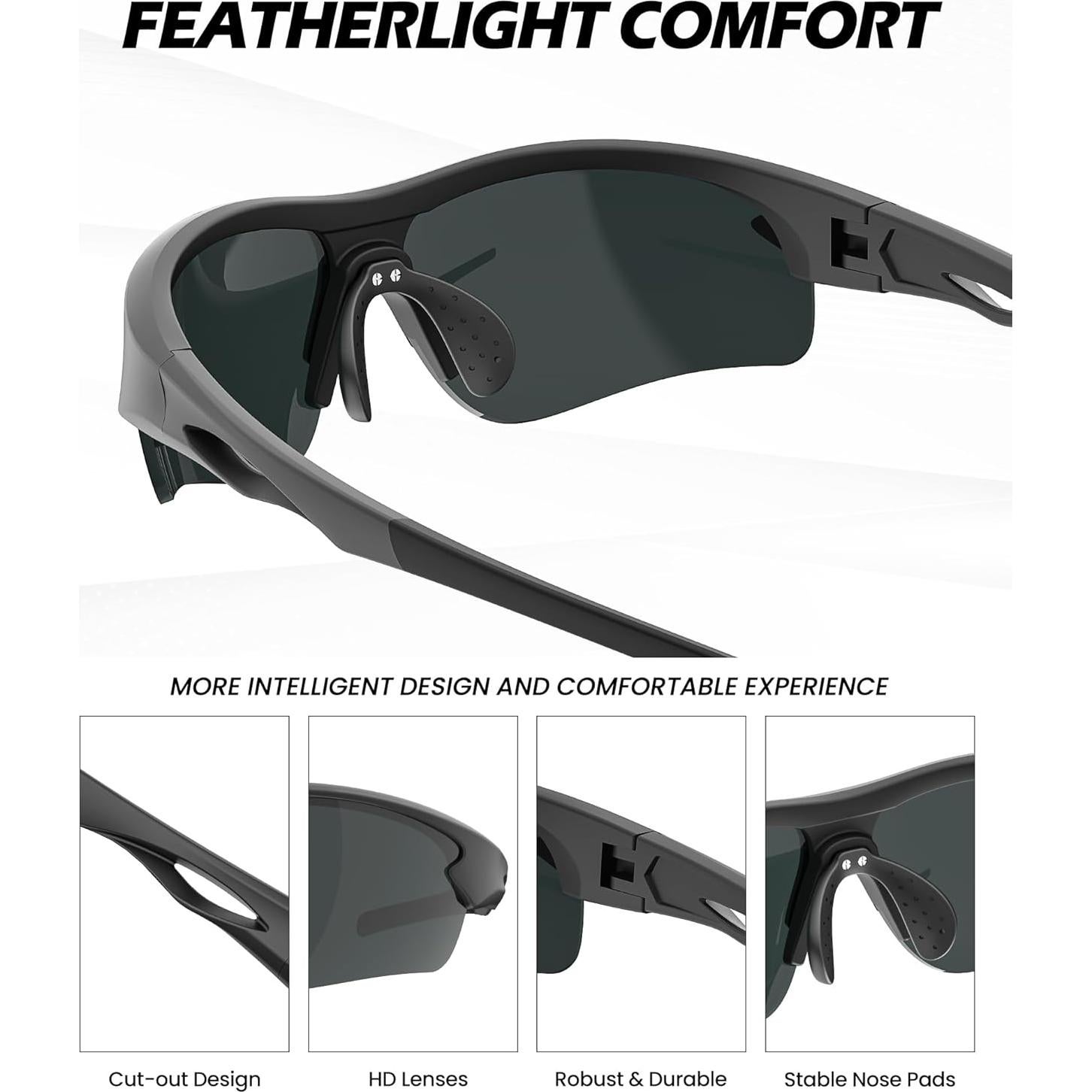 Gafas de sol deportivas polarizadas CIFOYA UV400 para hombre