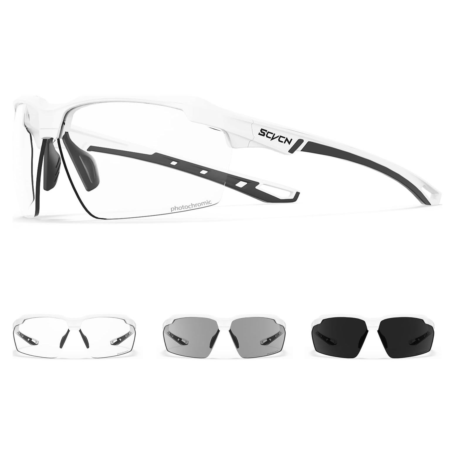 Gafas de sol fotocromáticas SCVCN UV400 para deportes unisex