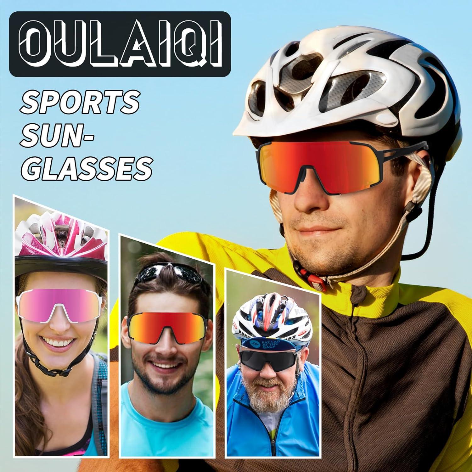 Gafas de sol deportivas OULAIQI Xq-655 UV400 para ciclismo